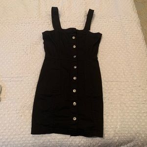 Black denim dress NWT